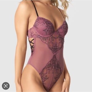 La Senza Purple Bodysuit